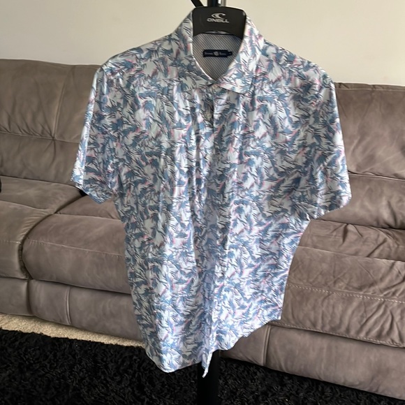 Short sleeve Hawaiian shirt, button down, size XL, Stone Rose brand - Picture 1 of 3